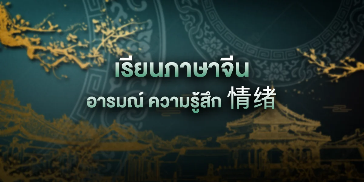 เรียนภาษาจีน: อารมณ์ ความรู้สึก 情绪